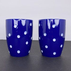Blue with White Polka Dot Mug